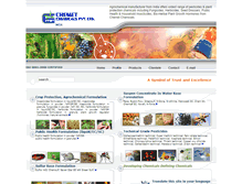 Tablet Screenshot of chemetchemicals.com